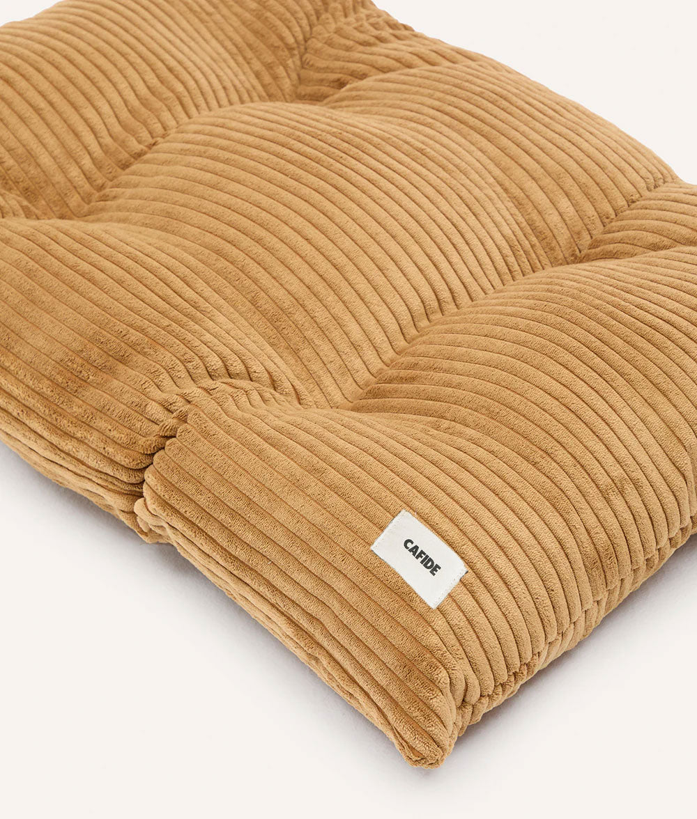 Cojín Cama Perro Pana Mostaza, Bela