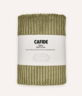 Funda de Cama Perro Capucha Pana Verde, Maso